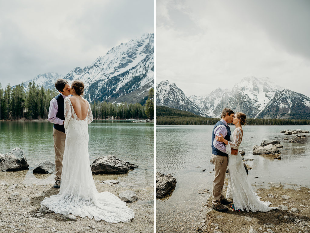 elopement in grand teton national park backcountry