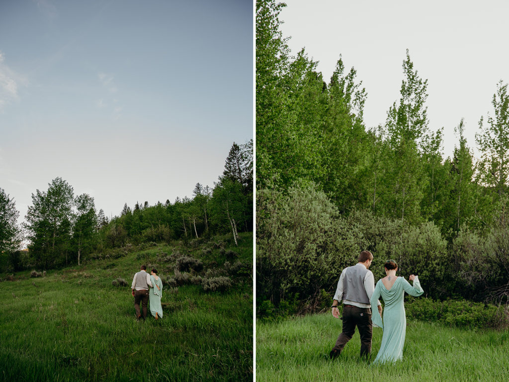 lord of the rings themed wedding in driggs idaho