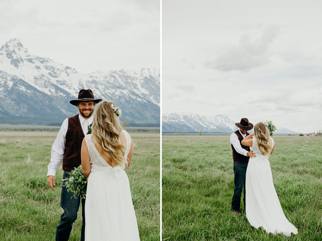 country ranch wedding in jackson hole wyoming