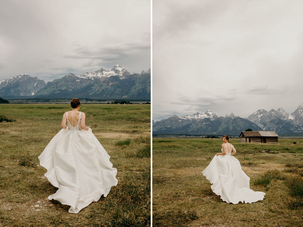Wyoming Wedding Photographer at Mormon Row Wedding