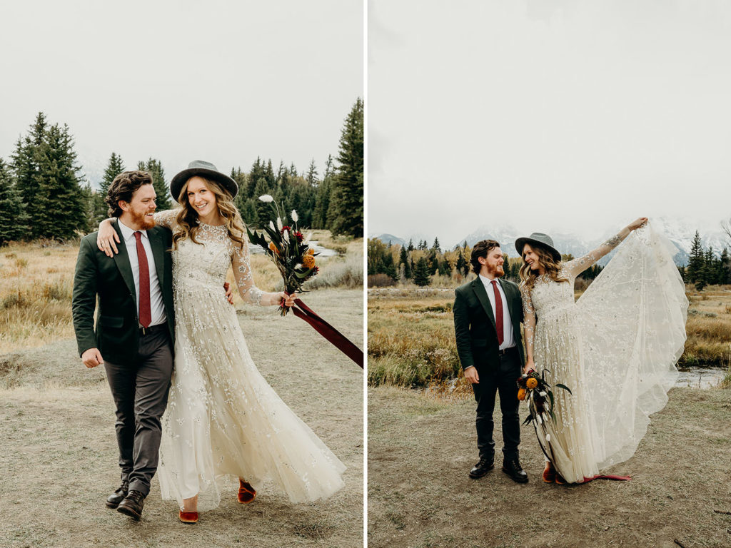 Adventure Wedding in Grand Teton National Park