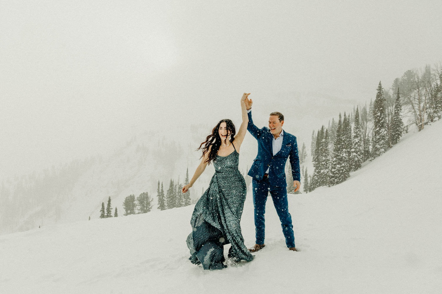 Teton Village Winter Engagement