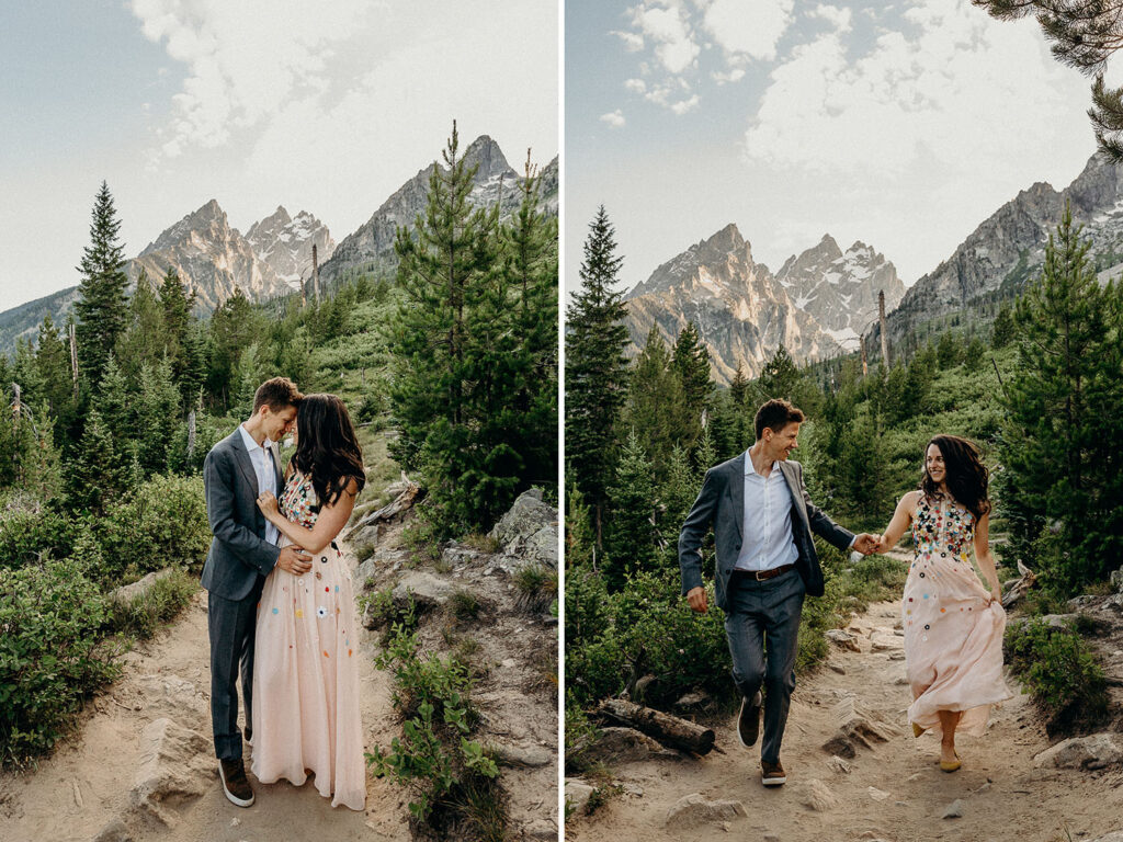 2-day backcountry adventure wedding