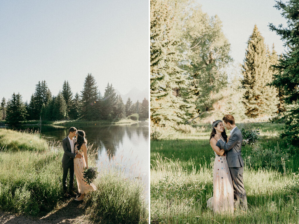 2-day backcountry adventure wedding