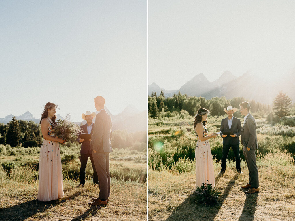 2-day backcountry adventure wedding