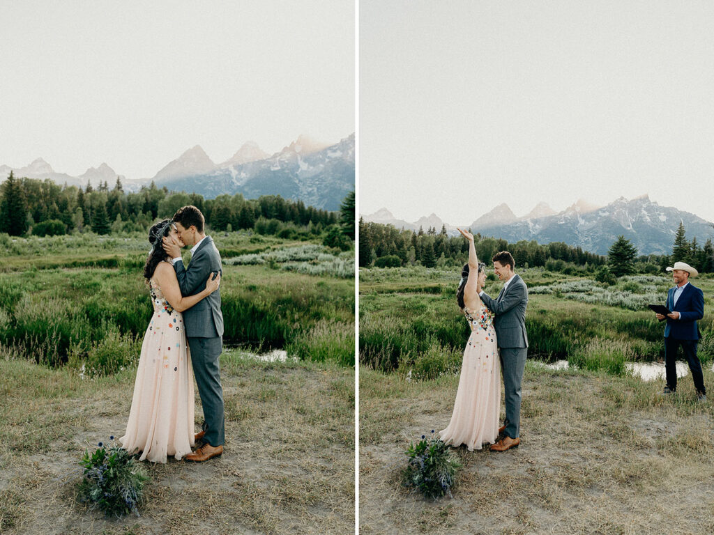 2-day backcountry adventure wedding