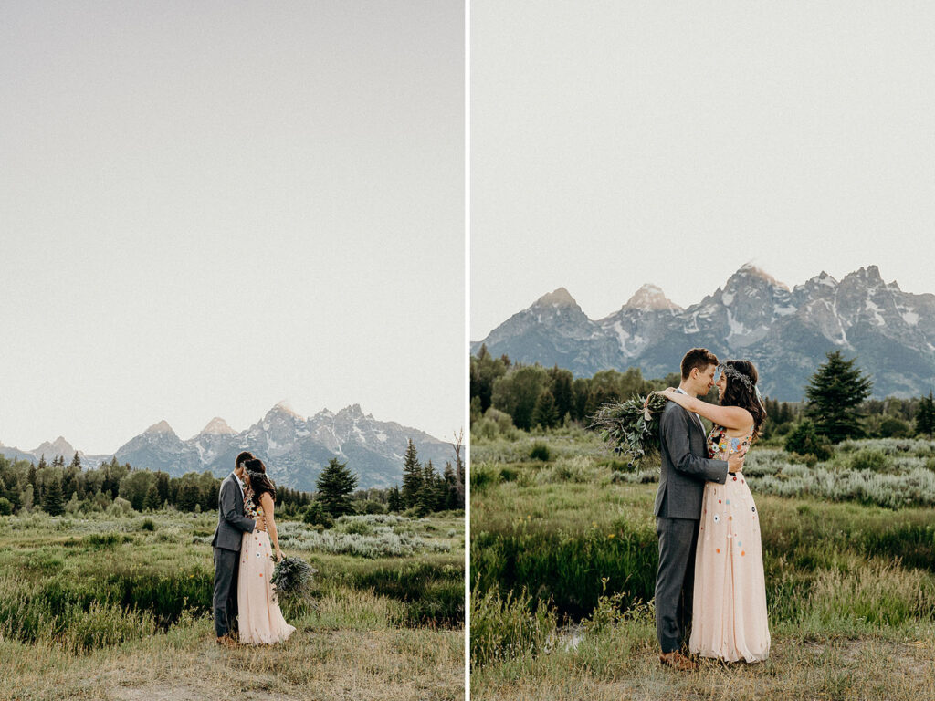 2-day backcountry adventure wedding