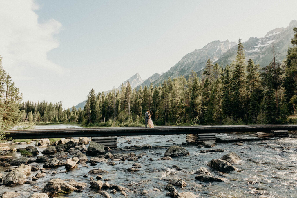 2-day backcountry adventure wedding