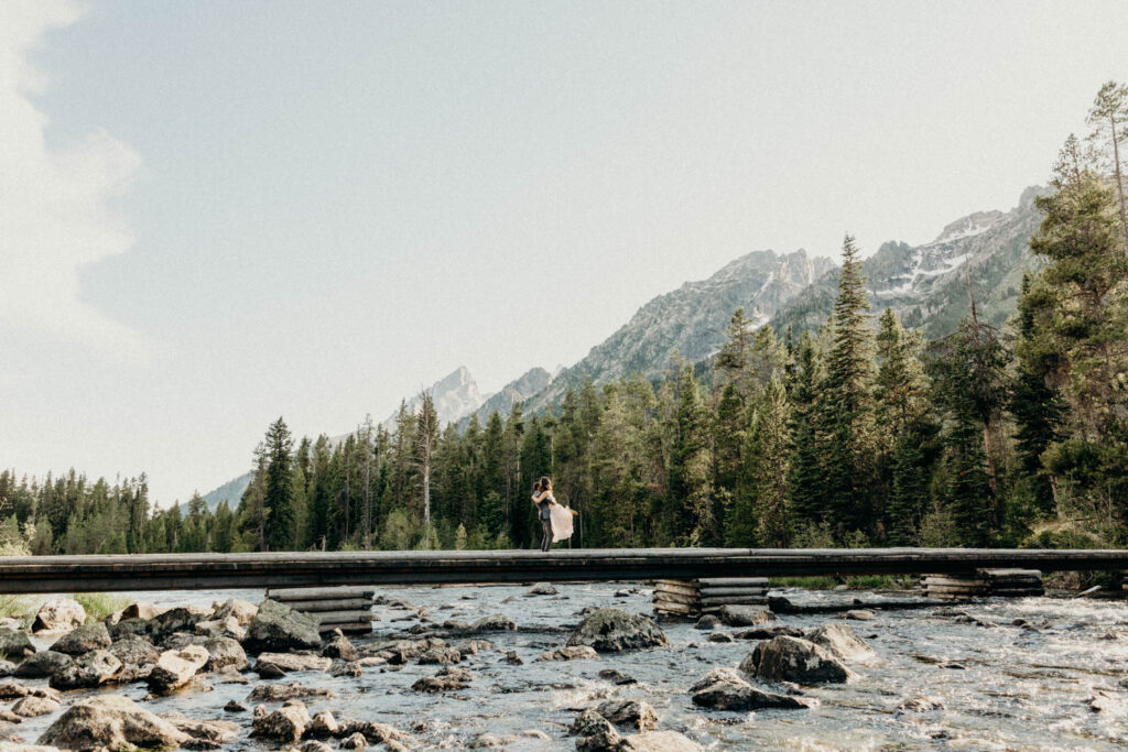 2-day backcountry adventure wedding