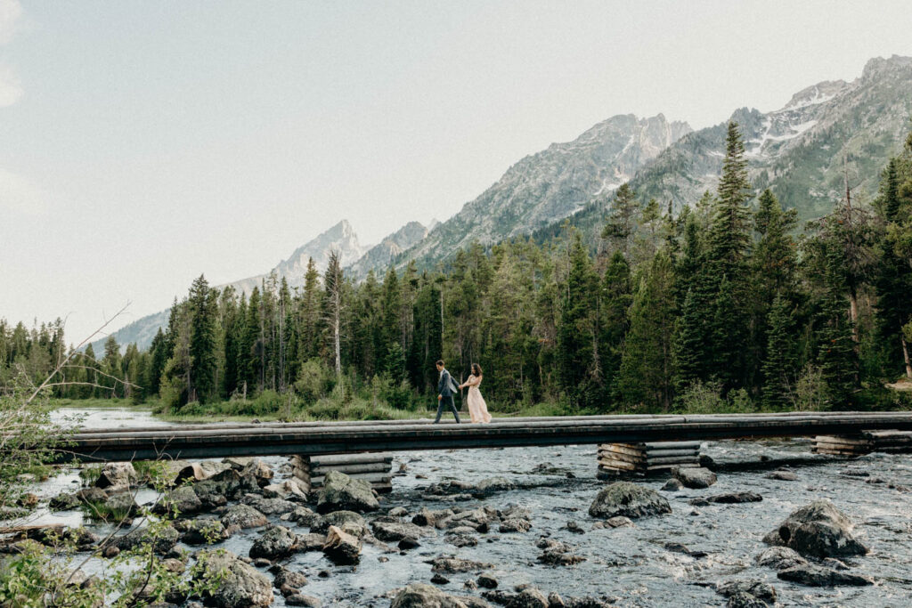 2-day backcountry adventure wedding