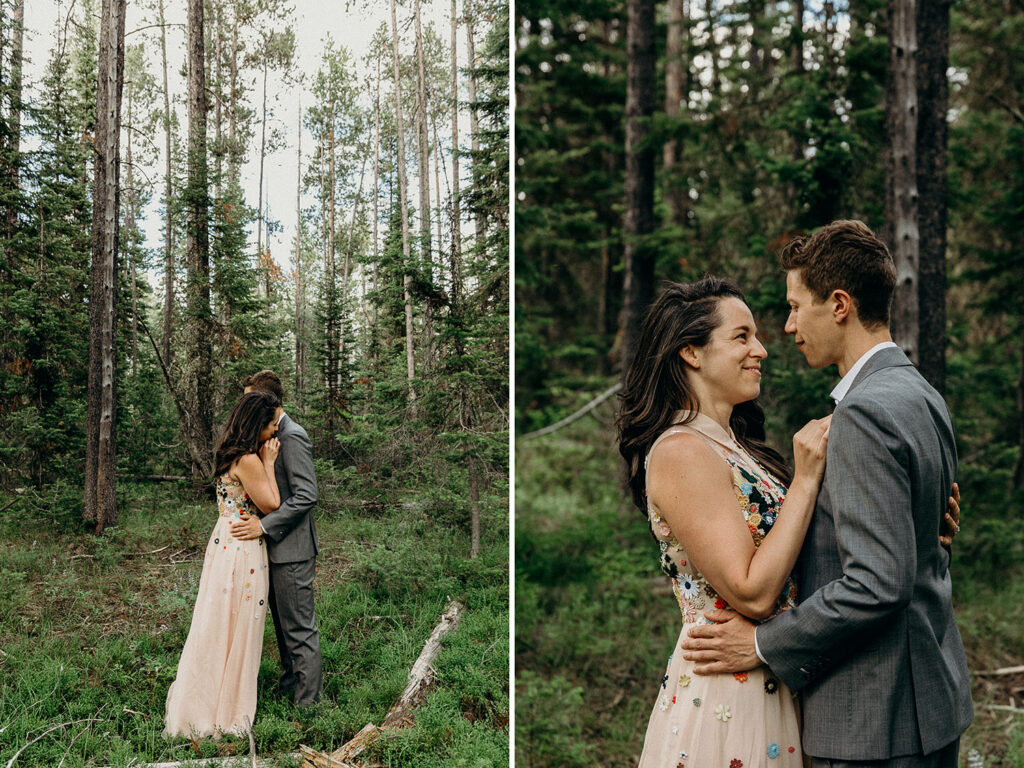 2-day backcountry adventure wedding