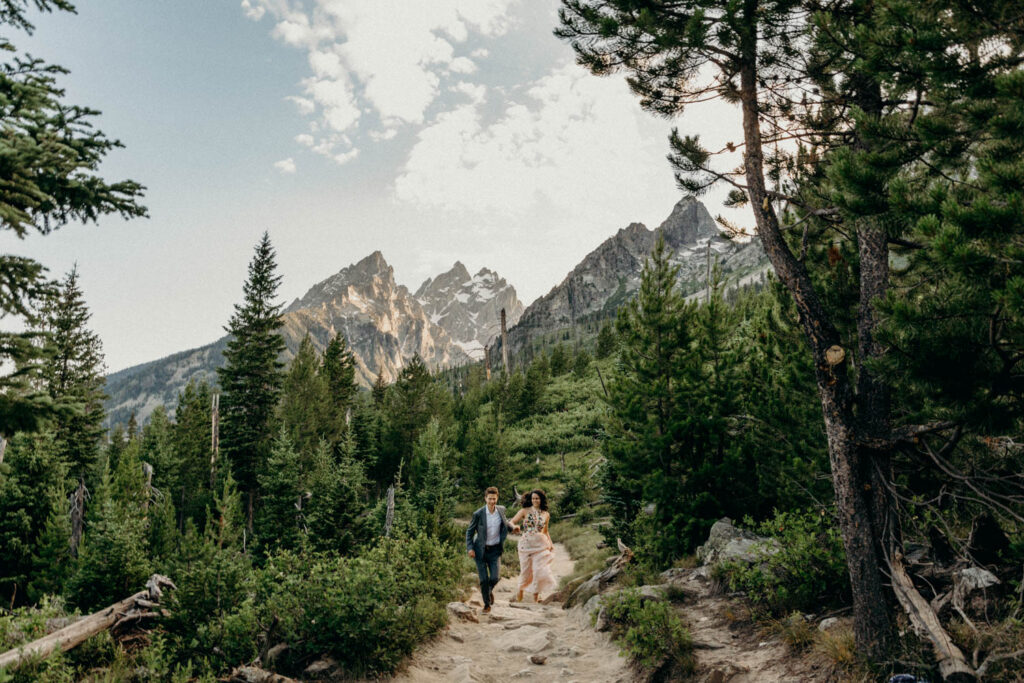 2-day backcountry adventure wedding