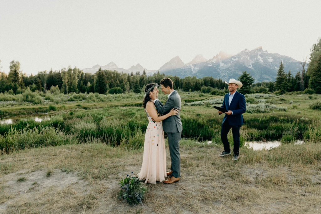 2-day backcountry adventure wedding