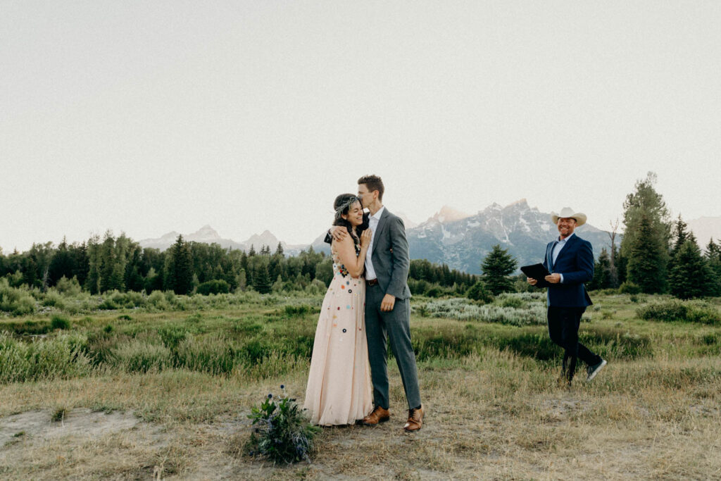 2-day backcountry adventure wedding