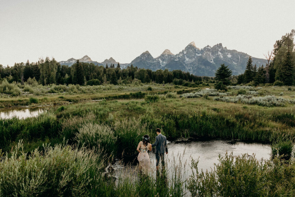 2-day backcountry adventure wedding