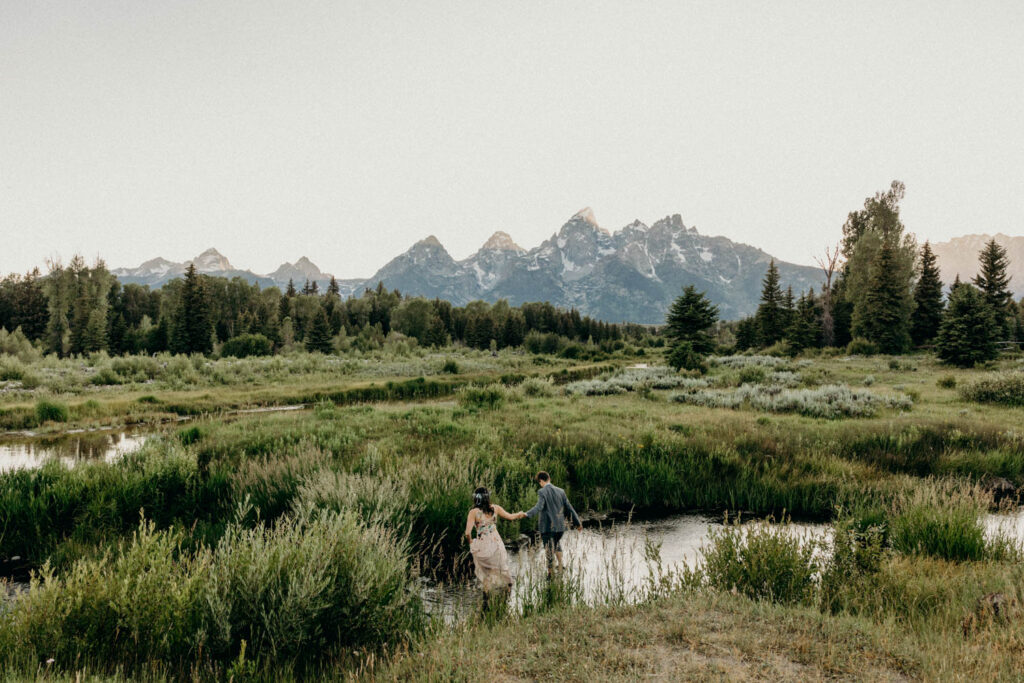 2-day backcountry adventure wedding