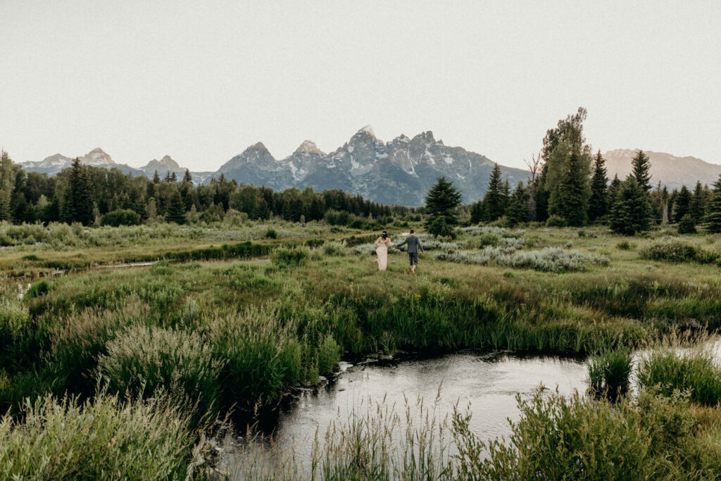 2-day backcountry adventure wedding