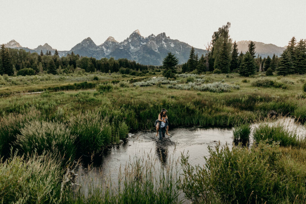 2-day backcountry adventure wedding