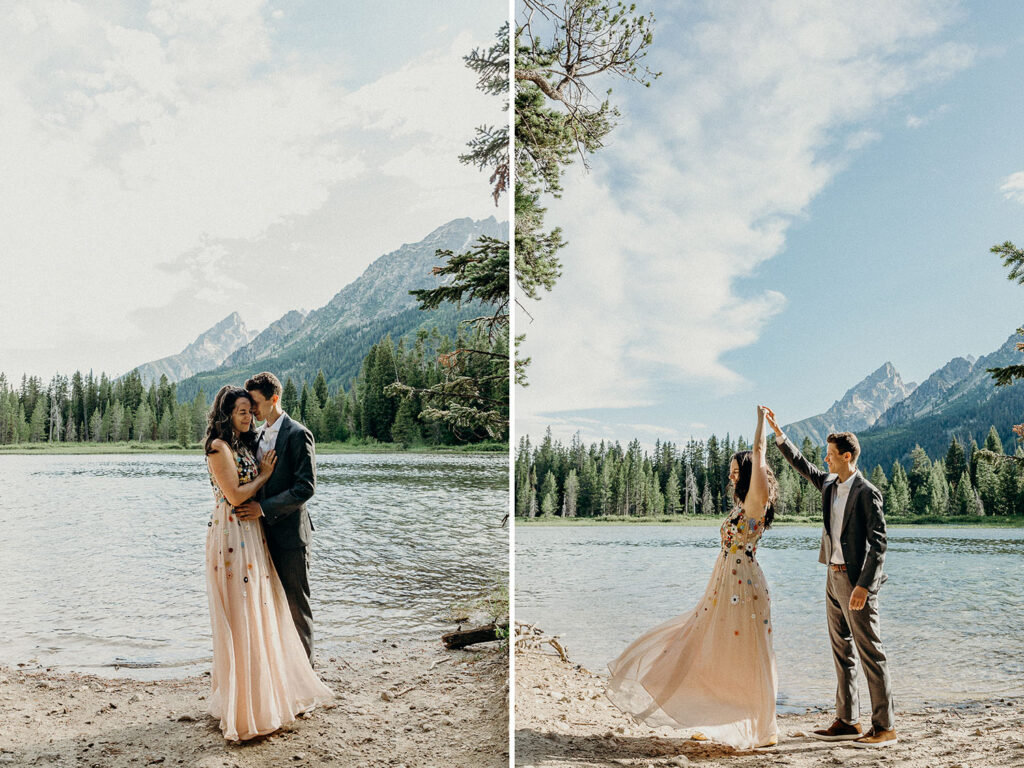 2-day backcountry adventure wedding