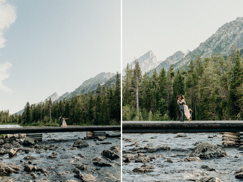 2-day backcountry adventure wedding