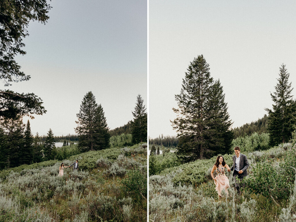 2-day backcountry adventure wedding