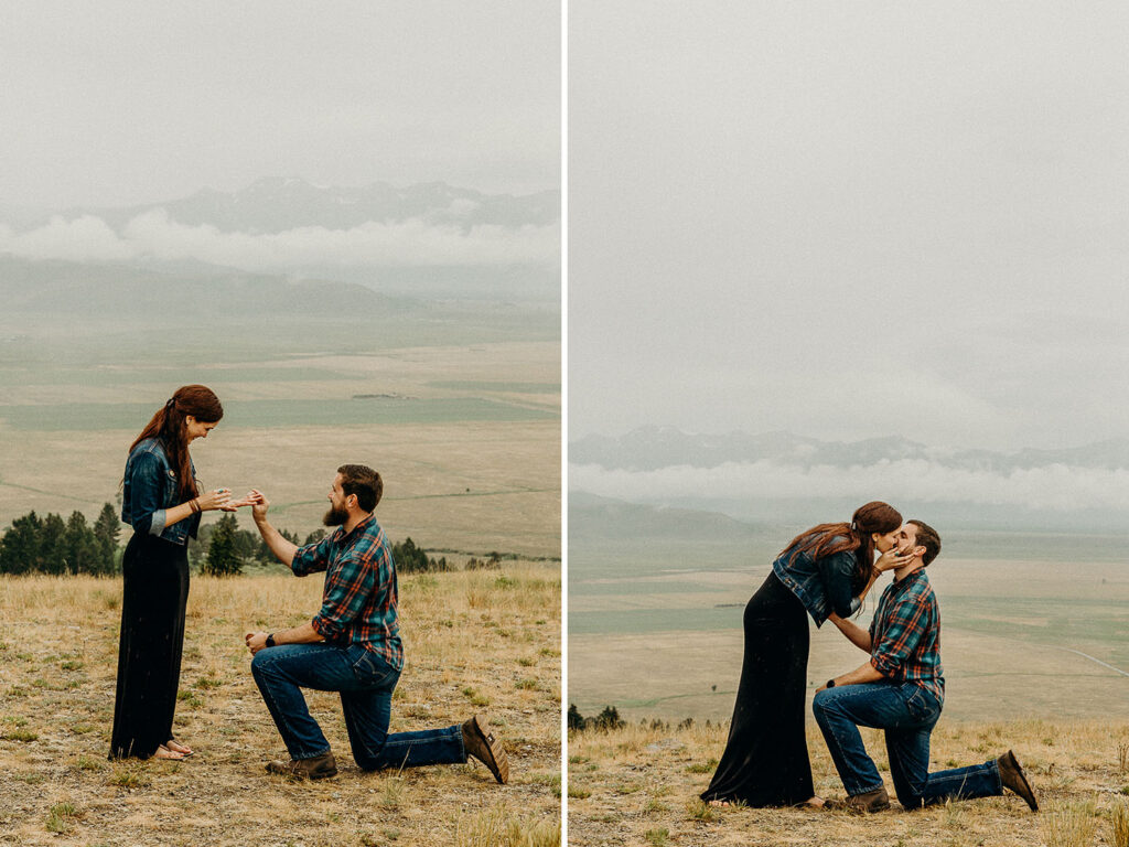 Jackson Hole mountain engagement