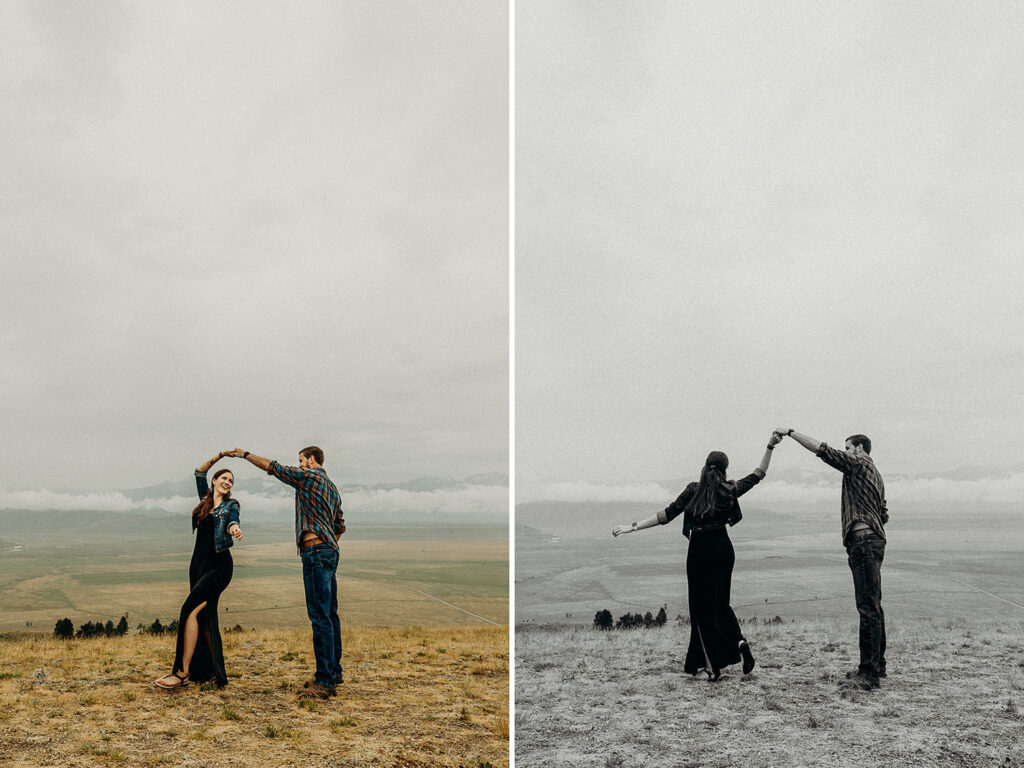 Jackson Hole mountain engagement