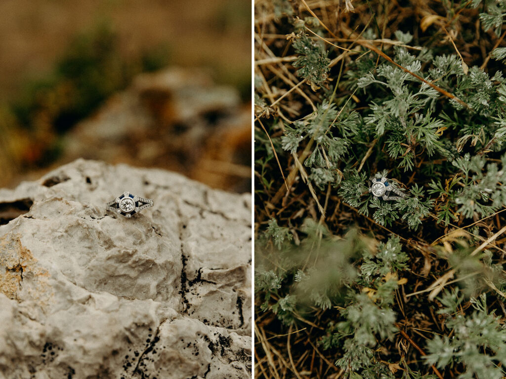 Jackson Hole mountain engagement