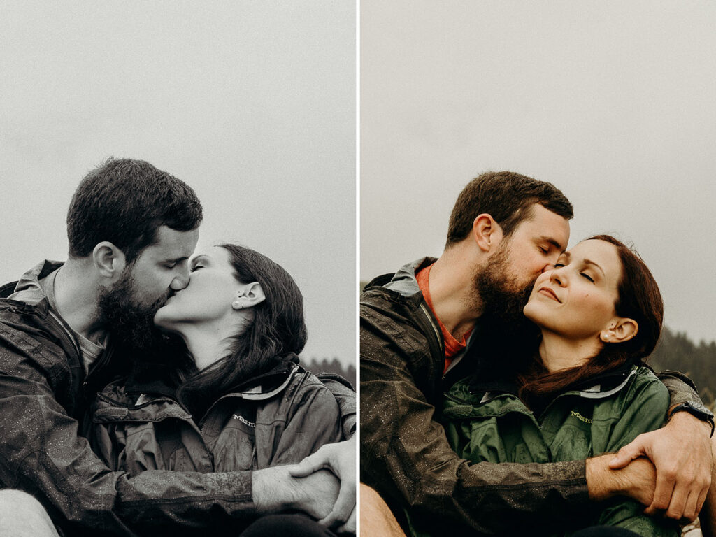 Jackson Hole mountain engagement