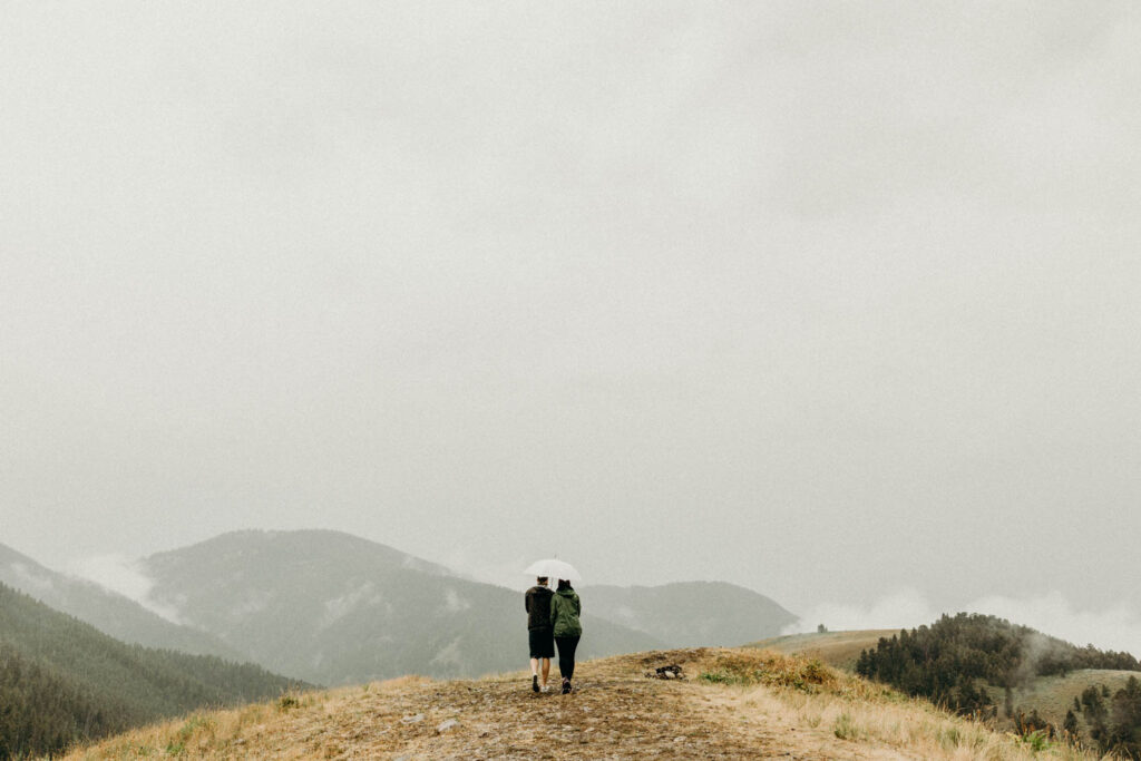 Jackson Hole mountain engagement