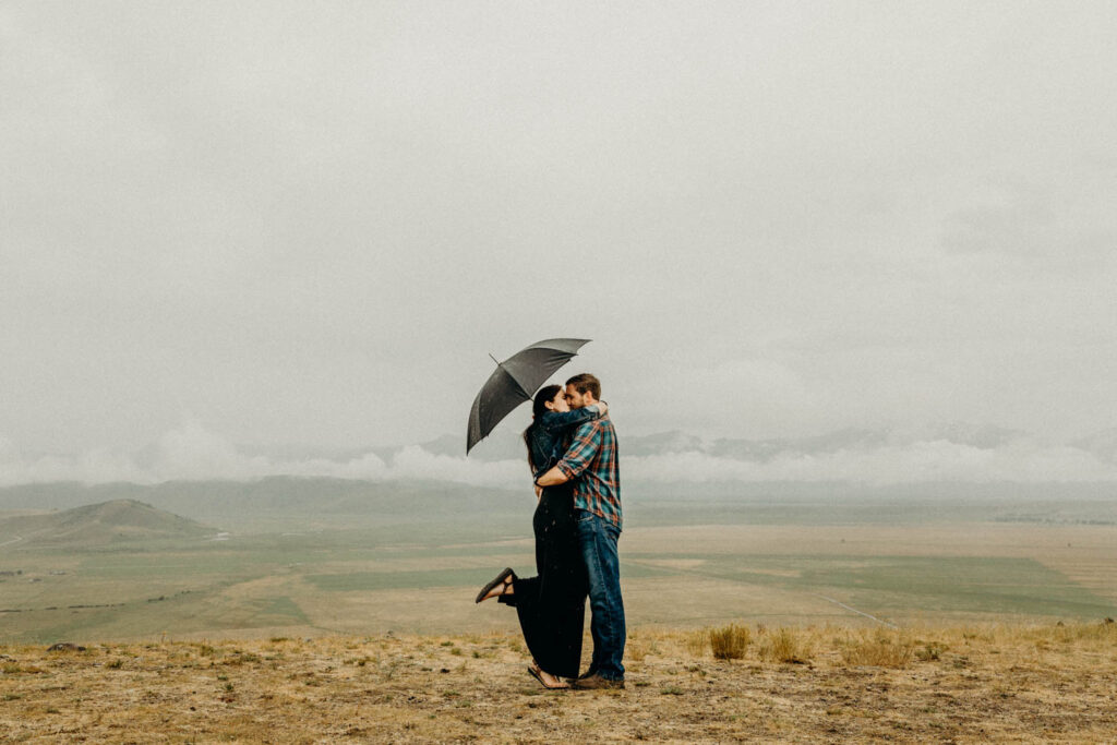 Jackson Hole mountain engagement