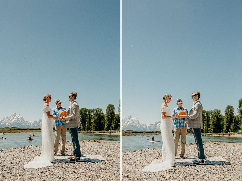 Jackson Hole Rafting Wedding