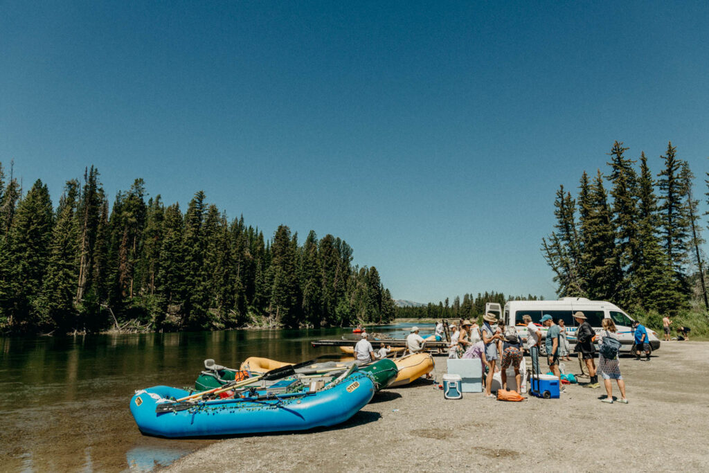 Jackson Hole Rafting Wedding