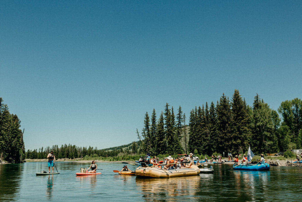 Jackson Hole Rafting Wedding