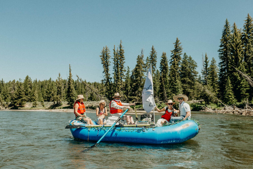 Jackson Hole Rafting Wedding