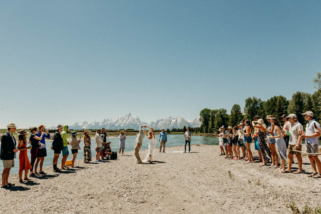 Jackson Hole Rafting Wedding