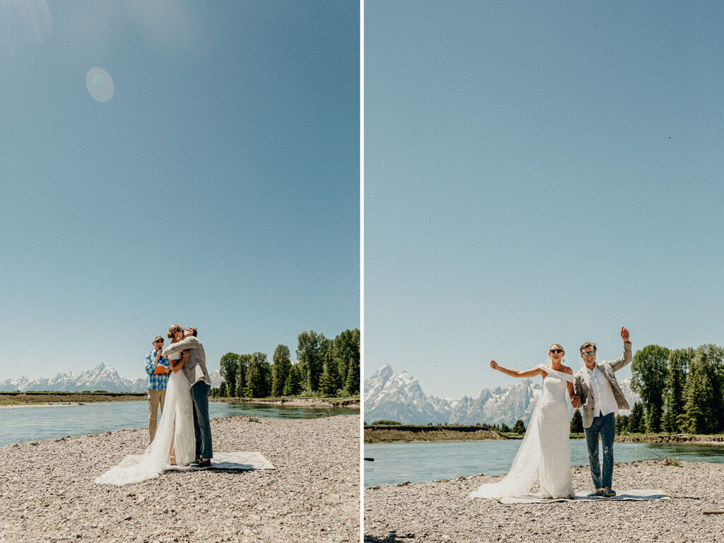 Jackson Hole Rafting Wedding