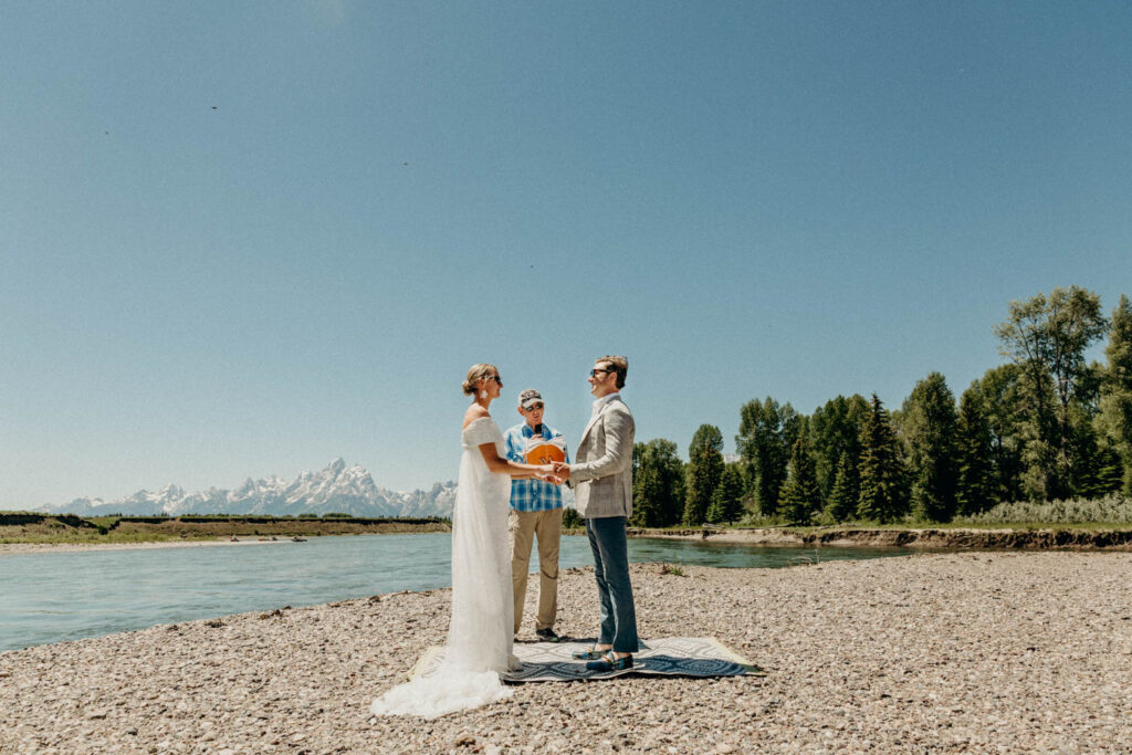 Jackson Hole Rafting Wedding