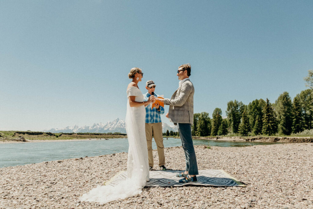 Jackson Hole Rafting Wedding