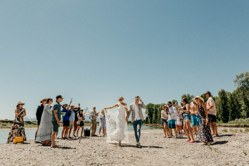 Jackson Hole Rafting Wedding