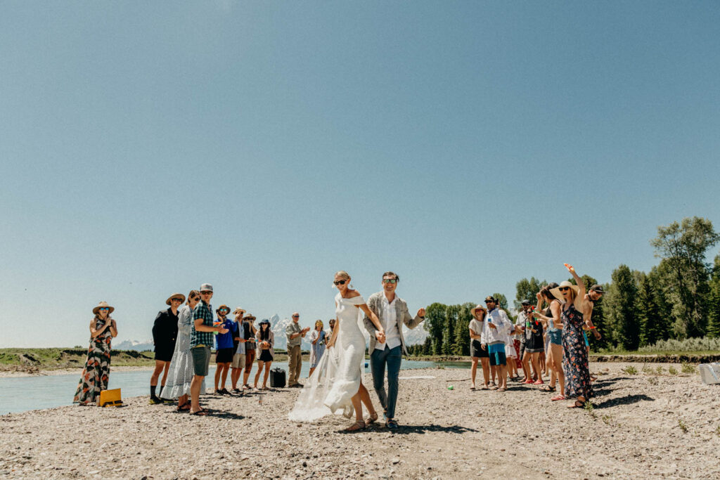 Jackson Hole Rafting Wedding