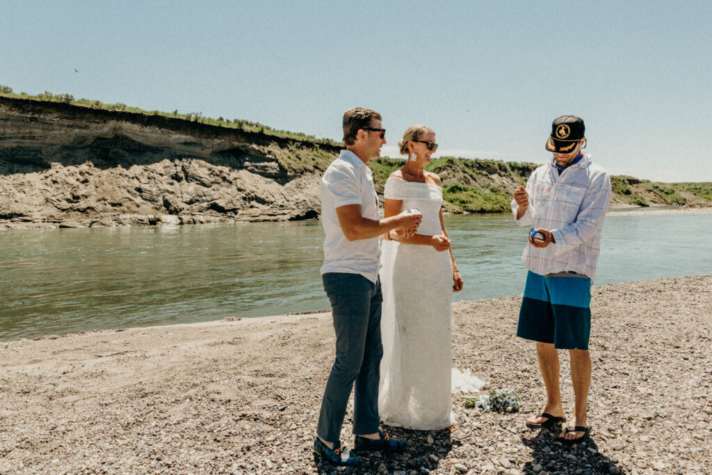 Jackson Hole Rafting Wedding