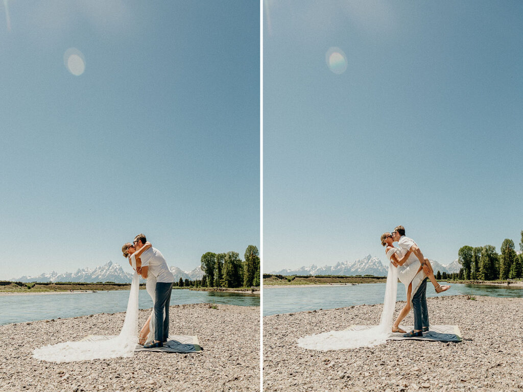 Jackson Hole Rafting Wedding