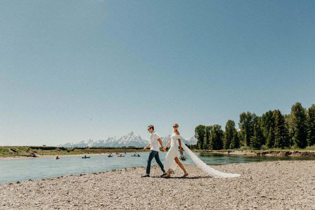 Jackson Hole Rafting Wedding