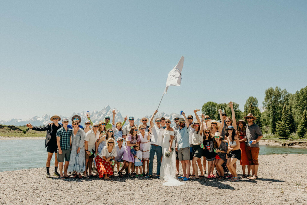 Jackson Hole Rafting Wedding