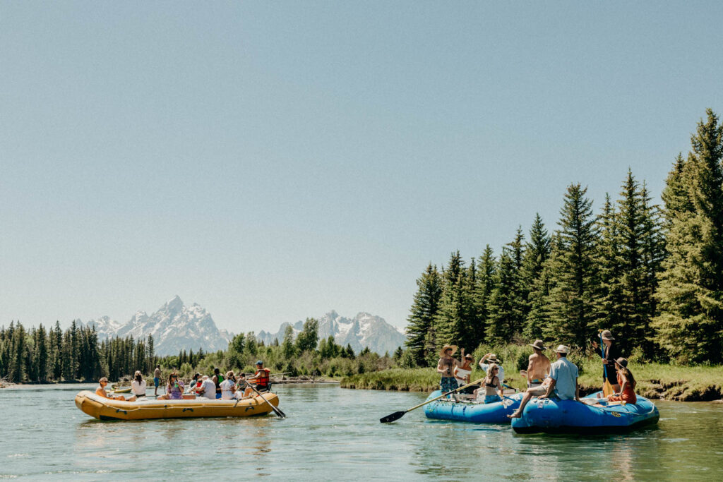 Jackson Hole Rafting Wedding