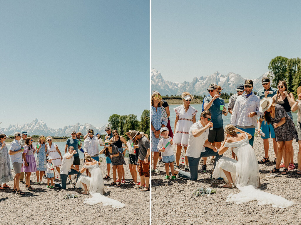 Jackson Hole Rafting Wedding