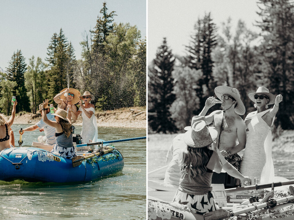 Jackson Hole Rafting Wedding