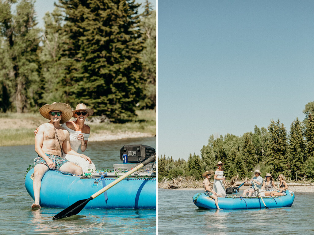 Jackson Hole Rafting Wedding