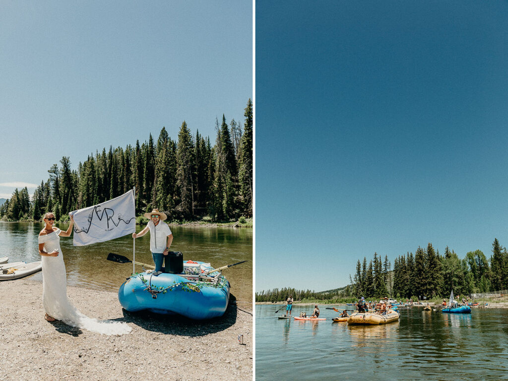 Jackson Hole Rafting Wedding